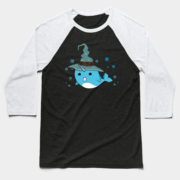 Halloween Narwhal Unicorn of the sea Baseball T-Shirt by savariya